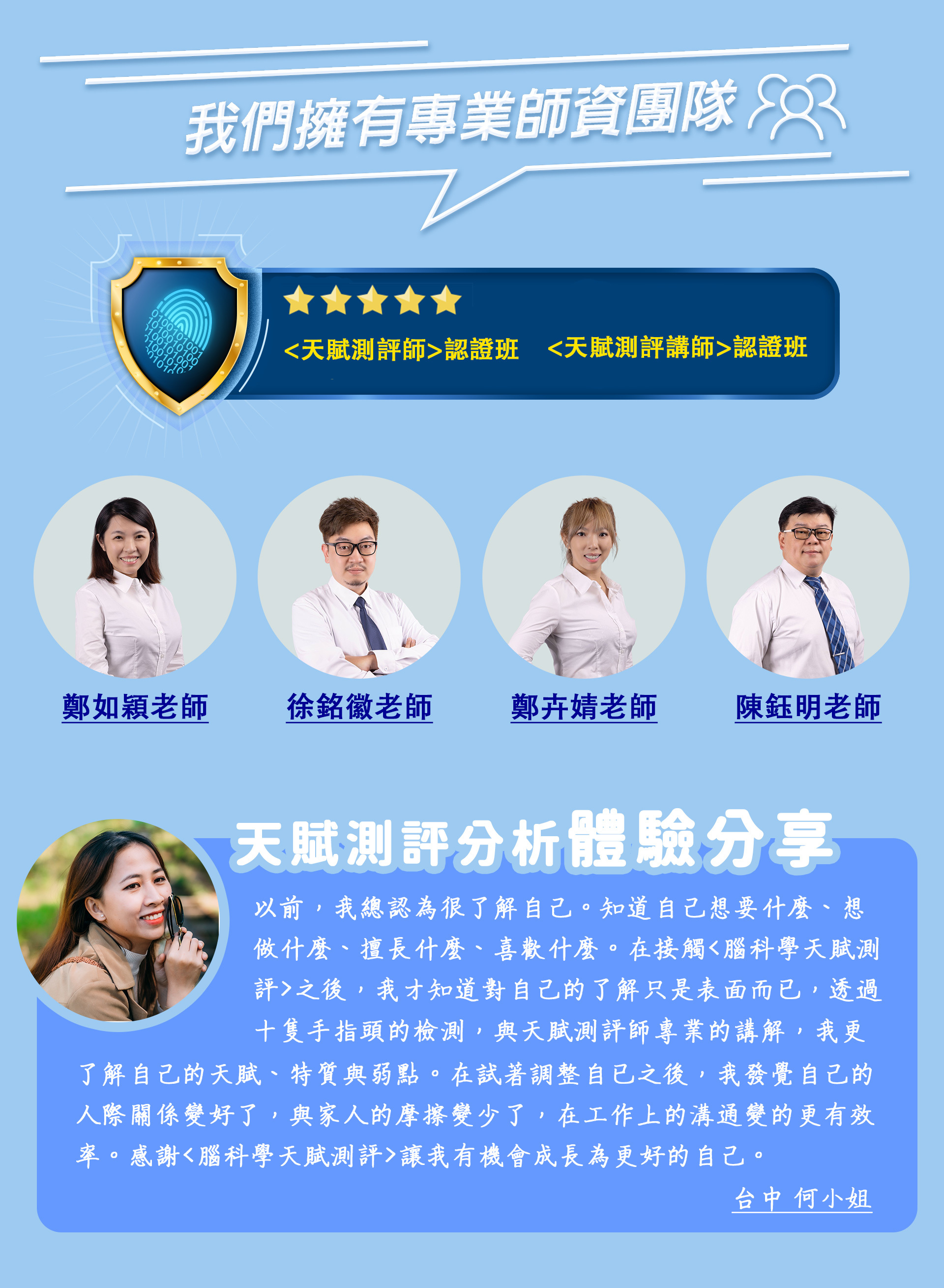 天賦測評分析